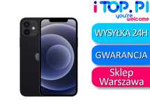 iPhone 12 128gb Czarny Sklep Warszawa Gwarancja 12 miesięcy