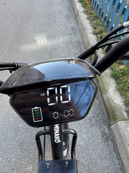 Электровелосипед MINAKO MONSTER PRO 60V 30Ah 1200W Черный