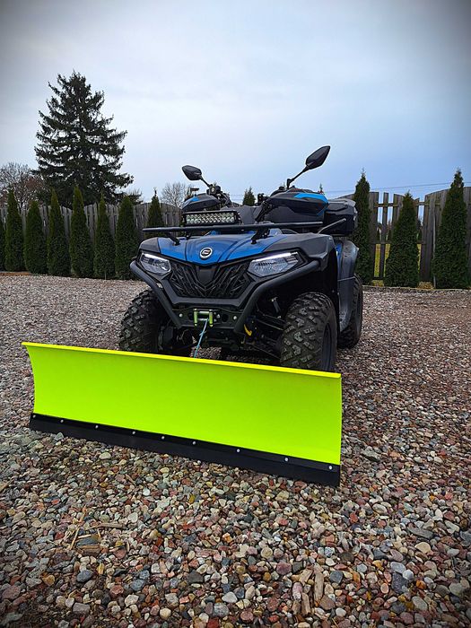 Pług do śniegu do quada spych FLUO 150cm zaczep KLIK płyta PRODUCENT