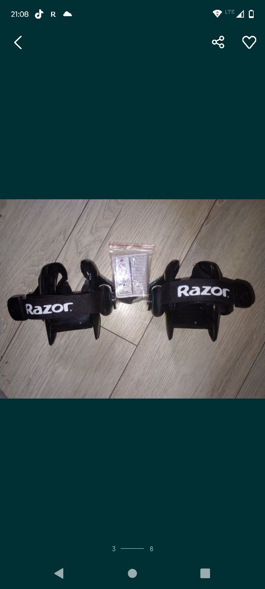 Rolki na buty Razor jetts do 80kg+ochraniacze na łokcie