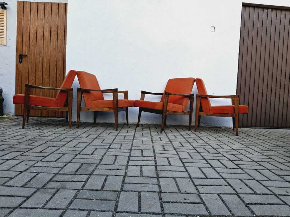 Fotel Rzut Toruń Cz.Knothe Design PRL