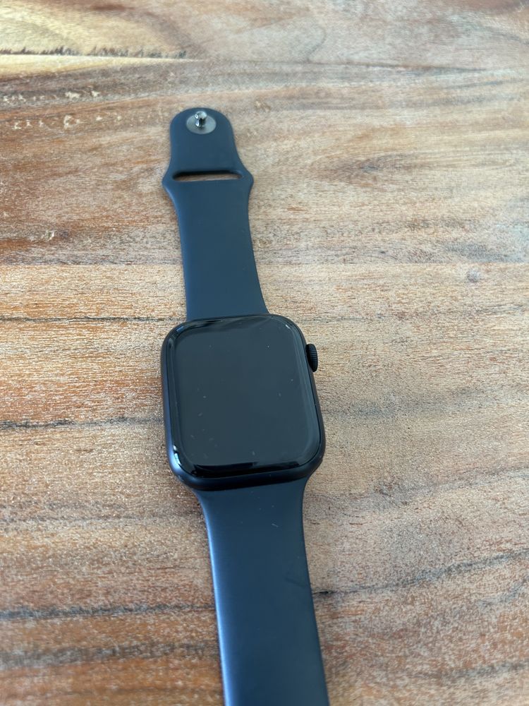 Apple Watch 7 GPS+Cellular, 45mm, Meia noite