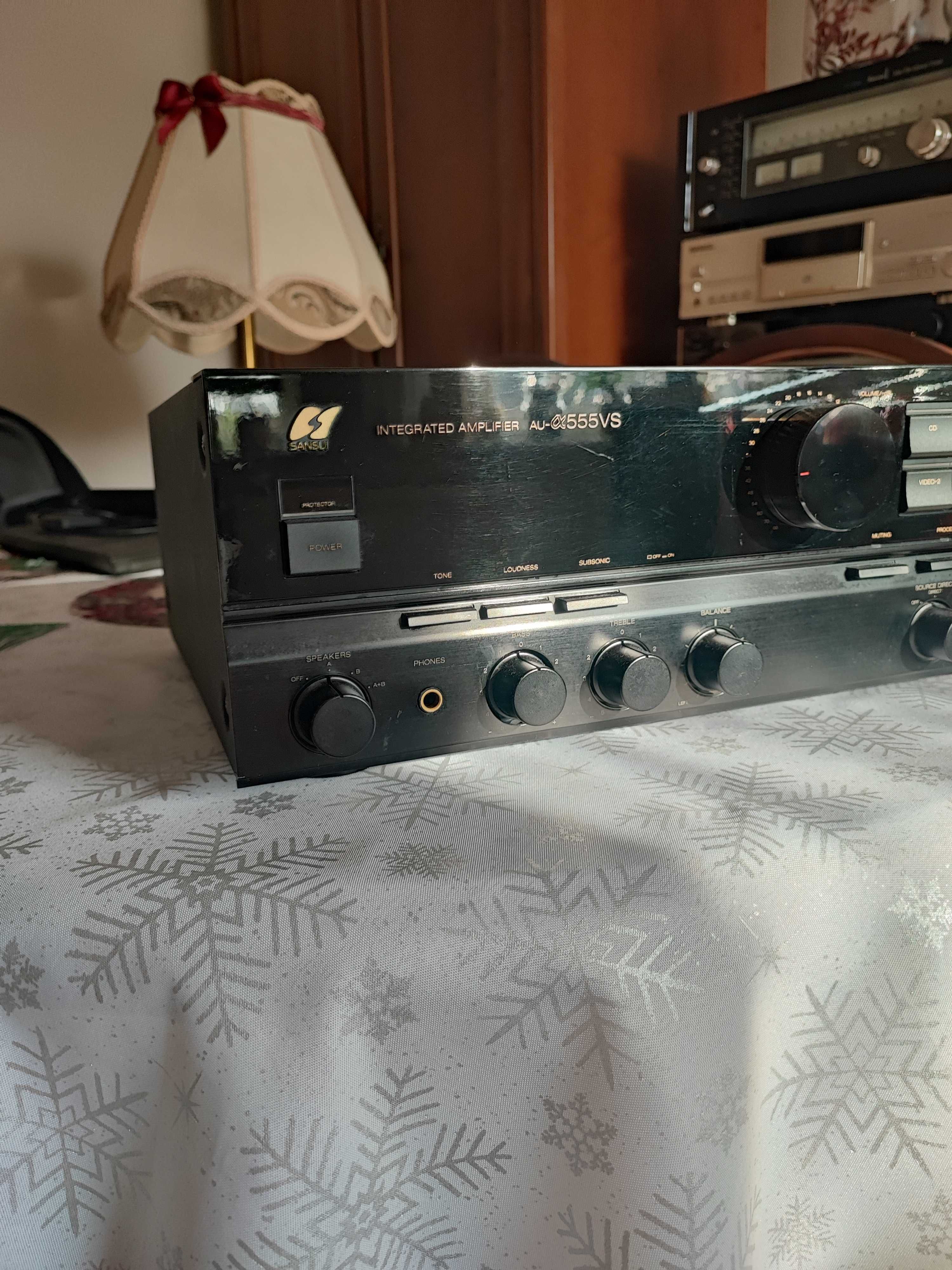 Sansui AU Q 555 Vs wzmacniacz pilot