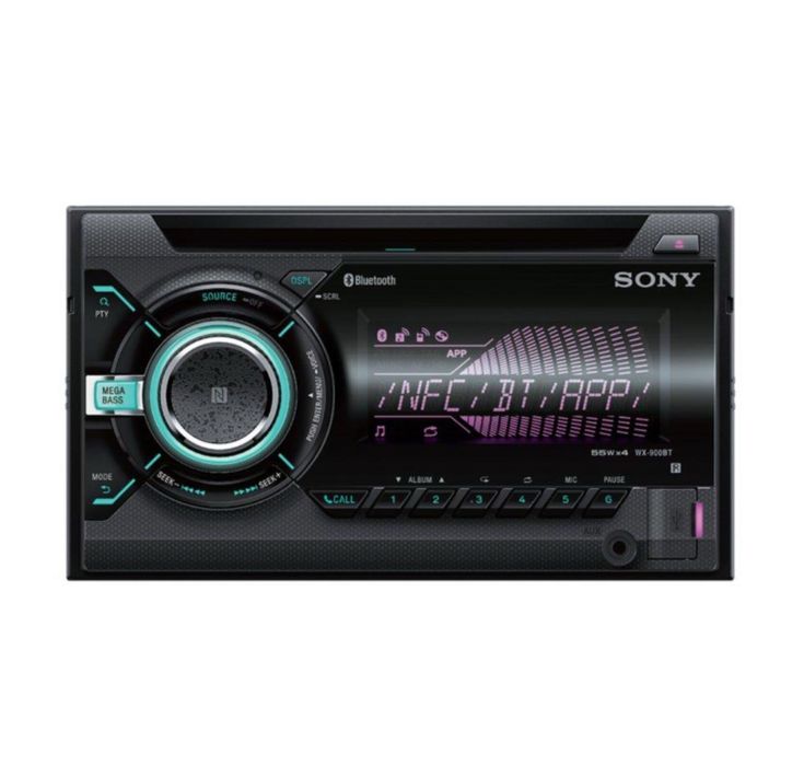 Radio 2DIN CD SONY WX-900BT Bluetooth USB AUX iPod NFC FLAC 55Wx4