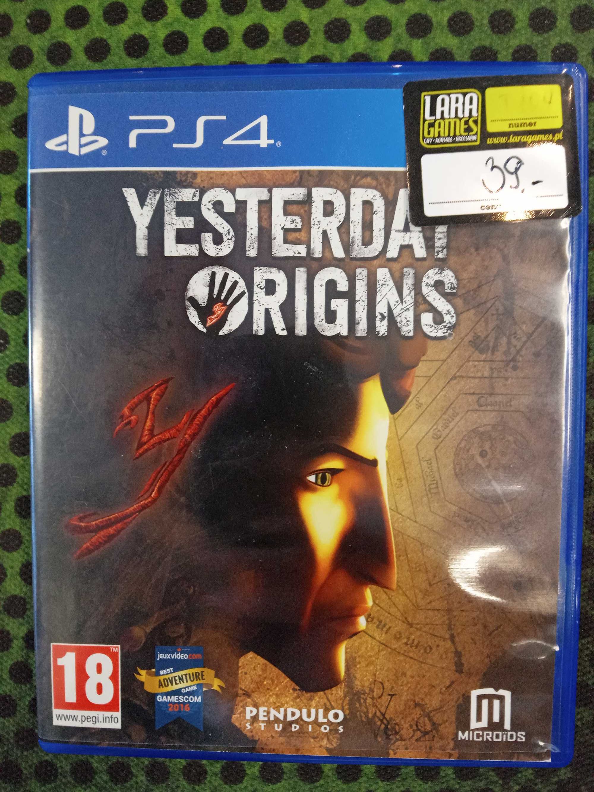 Yesterday Origins PS4 Skup/Sprzedaż/Wymiana Lara Games