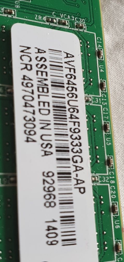Pamiec RAM DDR3 2GB
AVF6456U64F9333GA-AP Avant