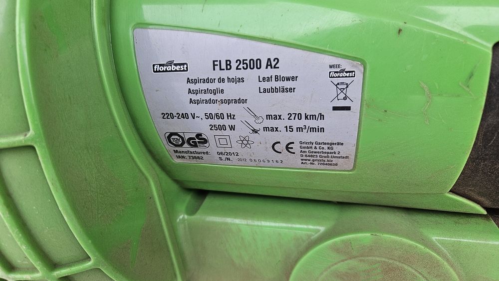 Soprador / aspirador de folhas Florabest FLB 2500