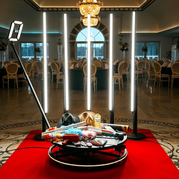 Wideobudka fotobudka 360/ Ścianki dekoracyjne/ dekoracje sal