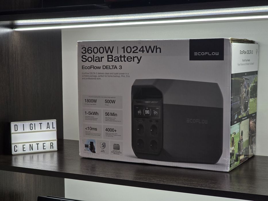 9.12 В Наявності Ecoflow Delta 3 1800W/ 1024WH