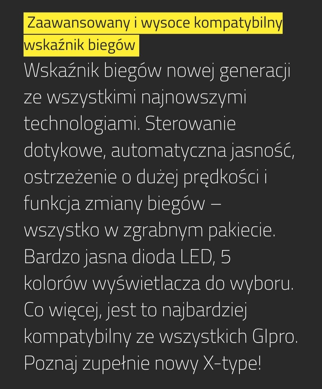 Wskaznik zmiany biegów gipro do ducati z abs i bez