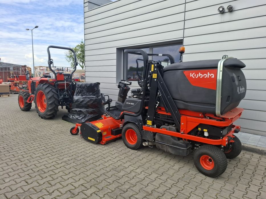DEMO Kosiarka Kubota FC4-501, 50KM bijakowa 4w1 z koszem 1300L HD