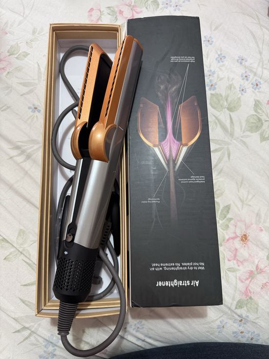 Alisador de cabelo e secador de cabelo 2 em 1