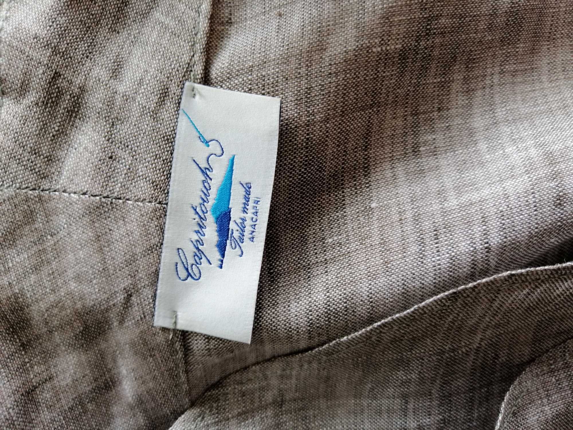 Nowa. lniana Capritouch, włoski marka, rozmiar 42/44, 170