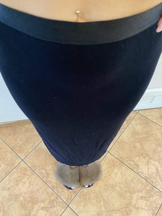 Li parie maxi dluga spódnica tuba ołówkowa prazkowana L 40 XL 42