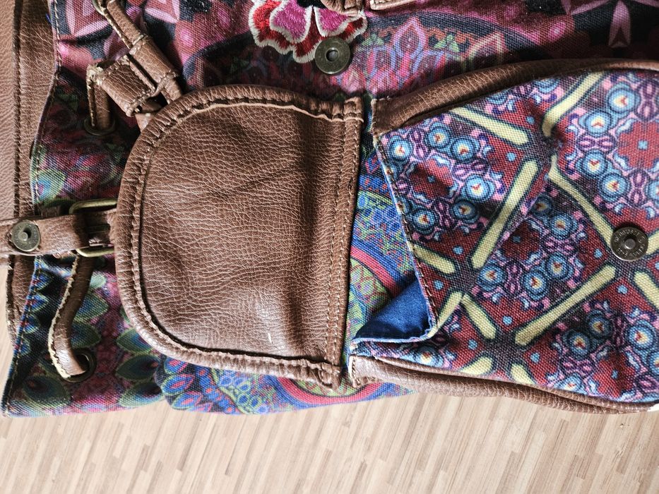 Plecak desigual damski kwiaty kolorowy