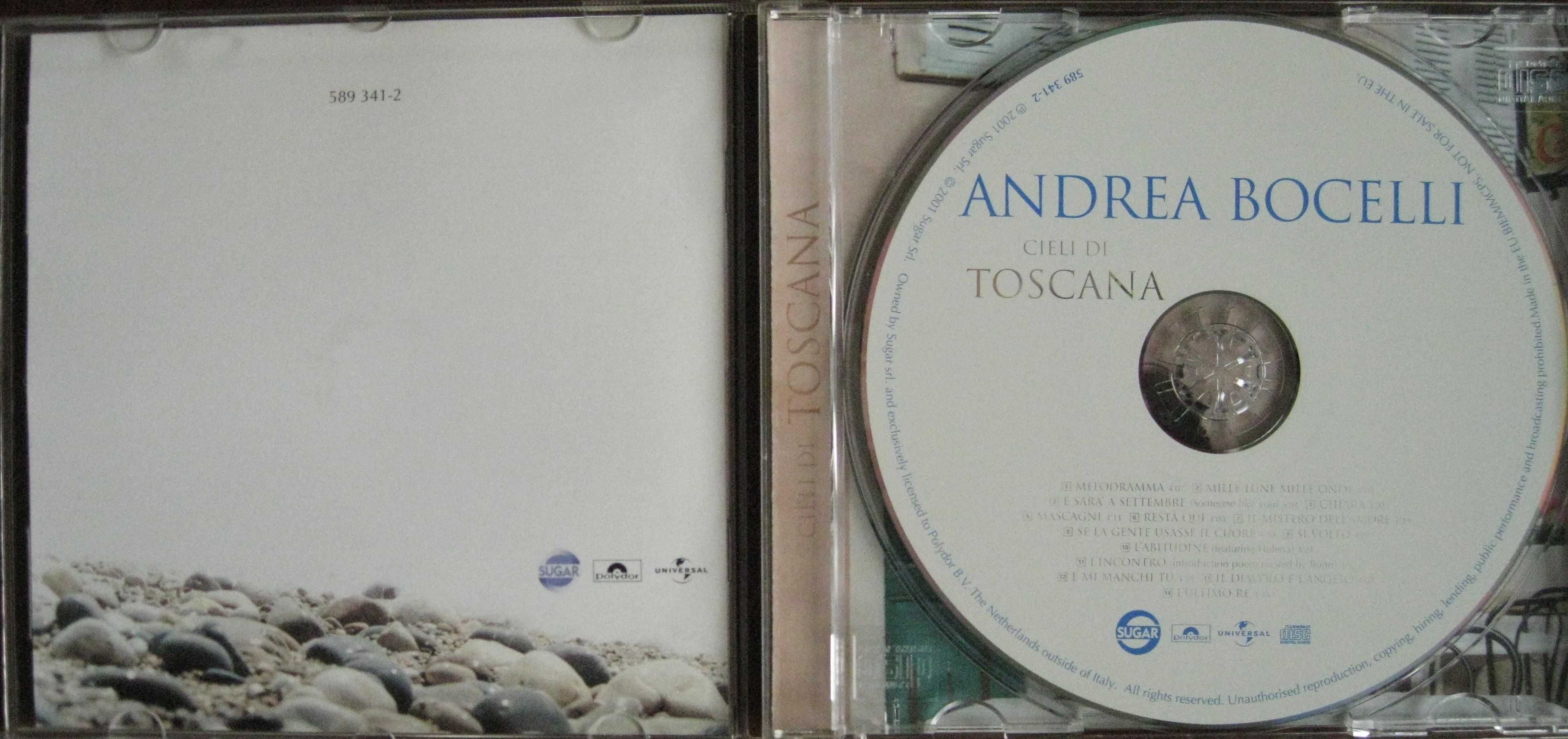 Andrea Bocelli: "Celi di Toscana", "Sogno", "Romanza" - 3 CD za 60 zł