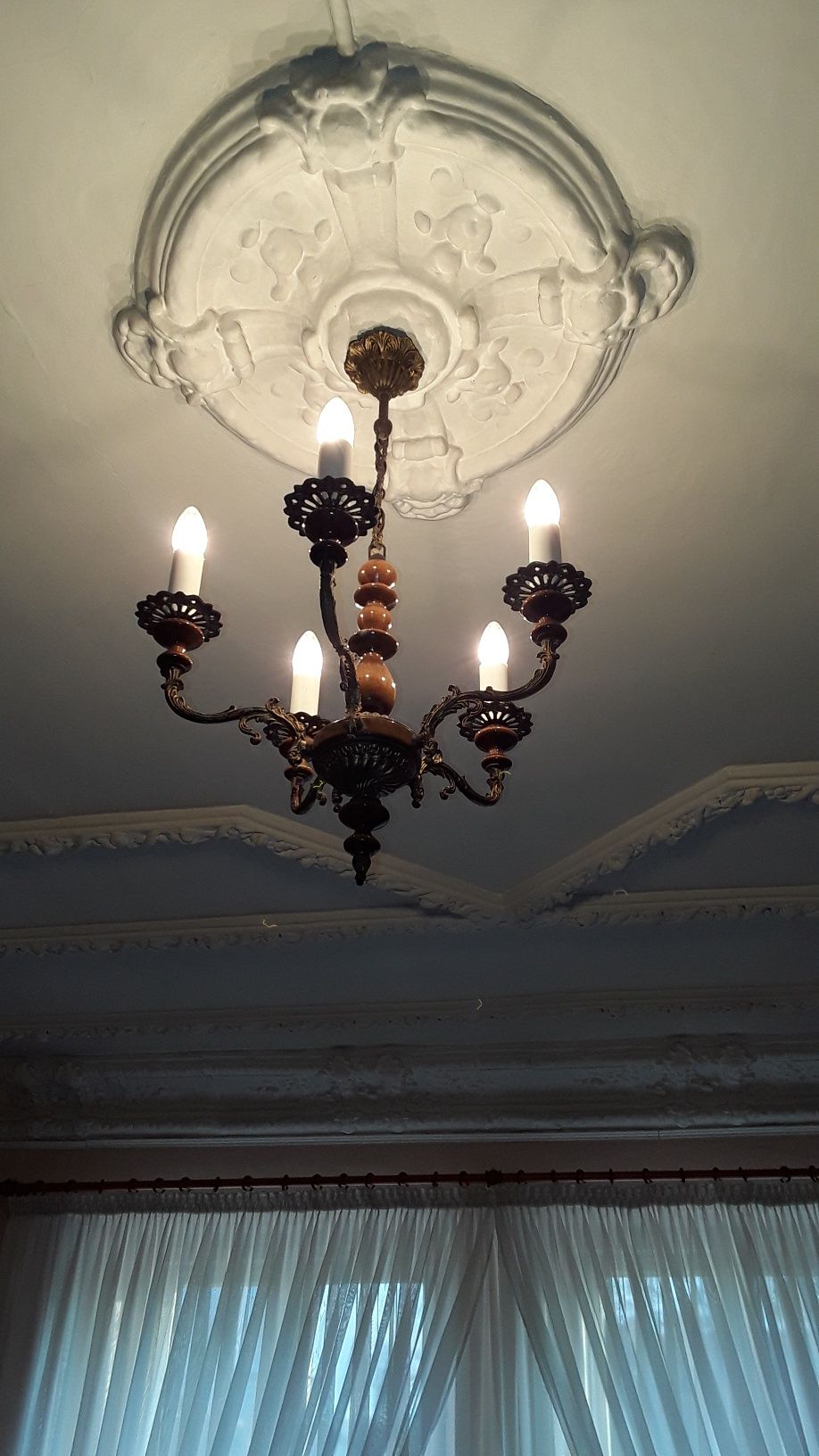 Żyrandol  lampa wisząca PRL Vintage