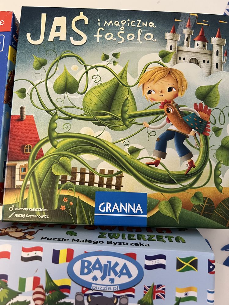 Okazja! Puzzle i gra planszowa zabawy edukacyjne