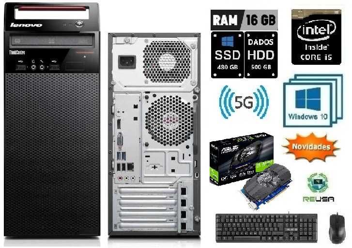 Promo-Pç-GAMING/EDIÇÃO E73-4ªGr.-I5 3.2Gz|16G|SSD+HDD|GT1030-2G|5G|W11