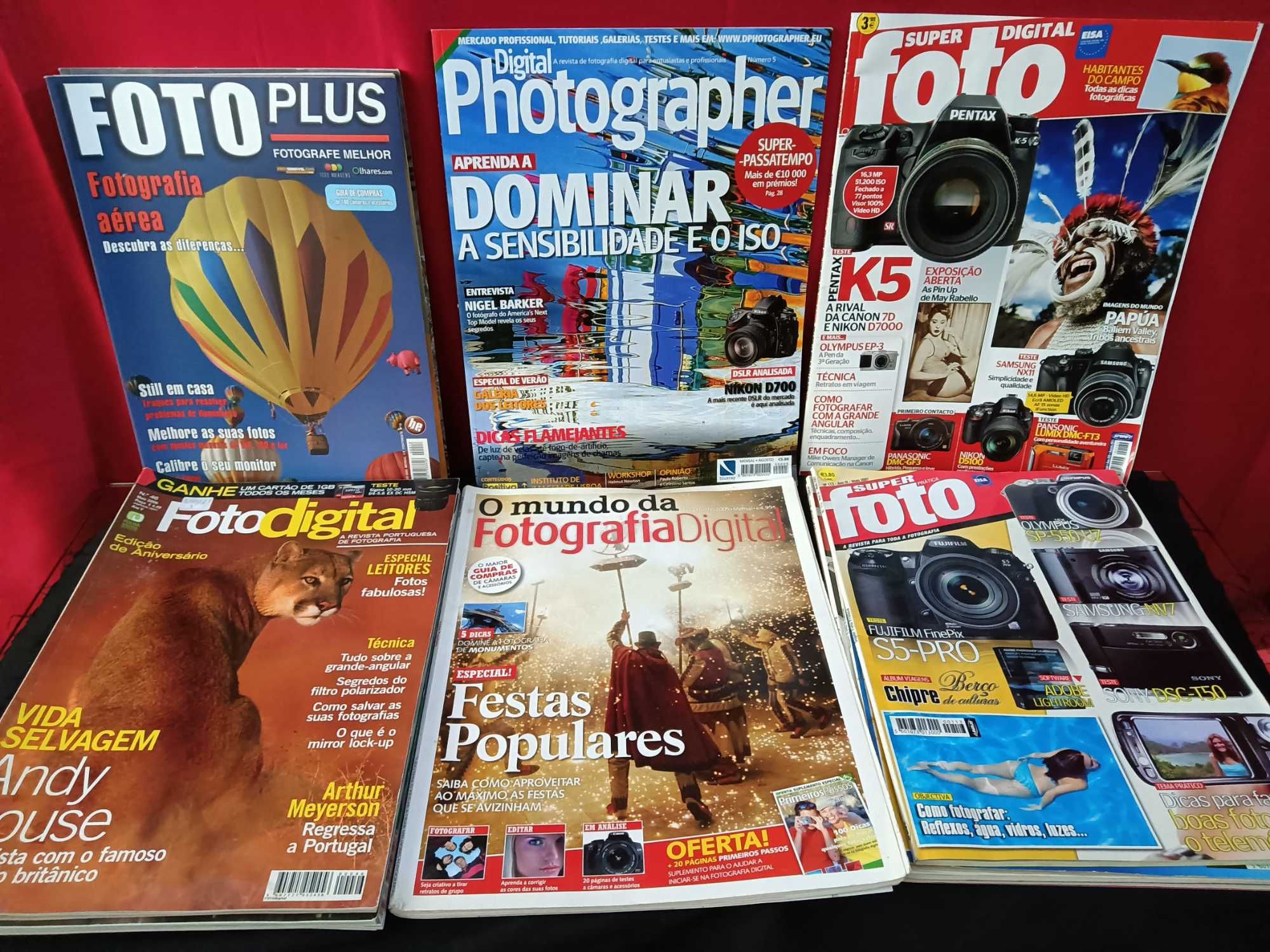 50 revistas de e sobre fotografia algumas ainda com cd