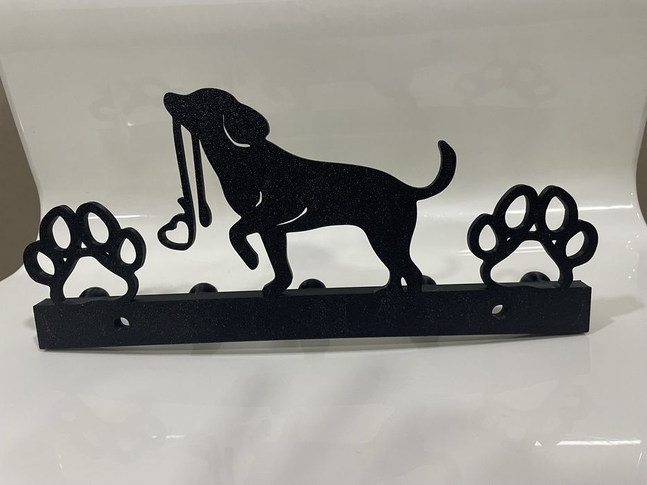 Cabide de trela de cão / cachorro - 5 suportes