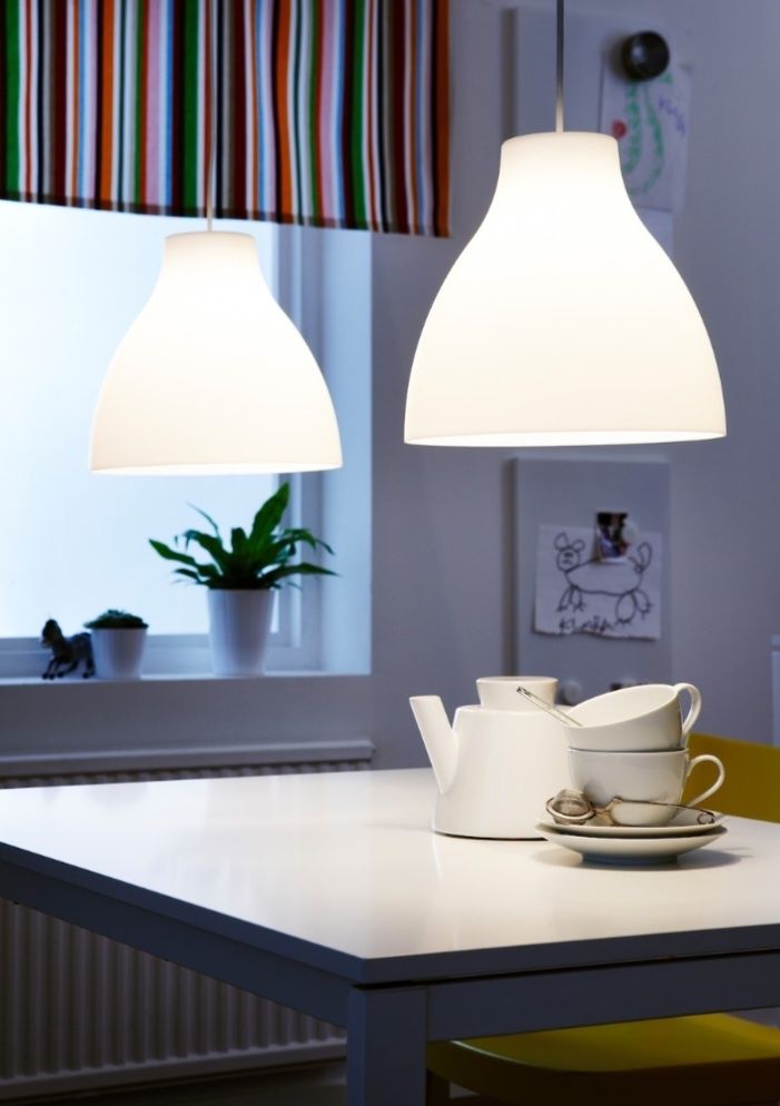Lampa wisząca sufitowa Ikea biała kuchnia jadalnia Nowa
