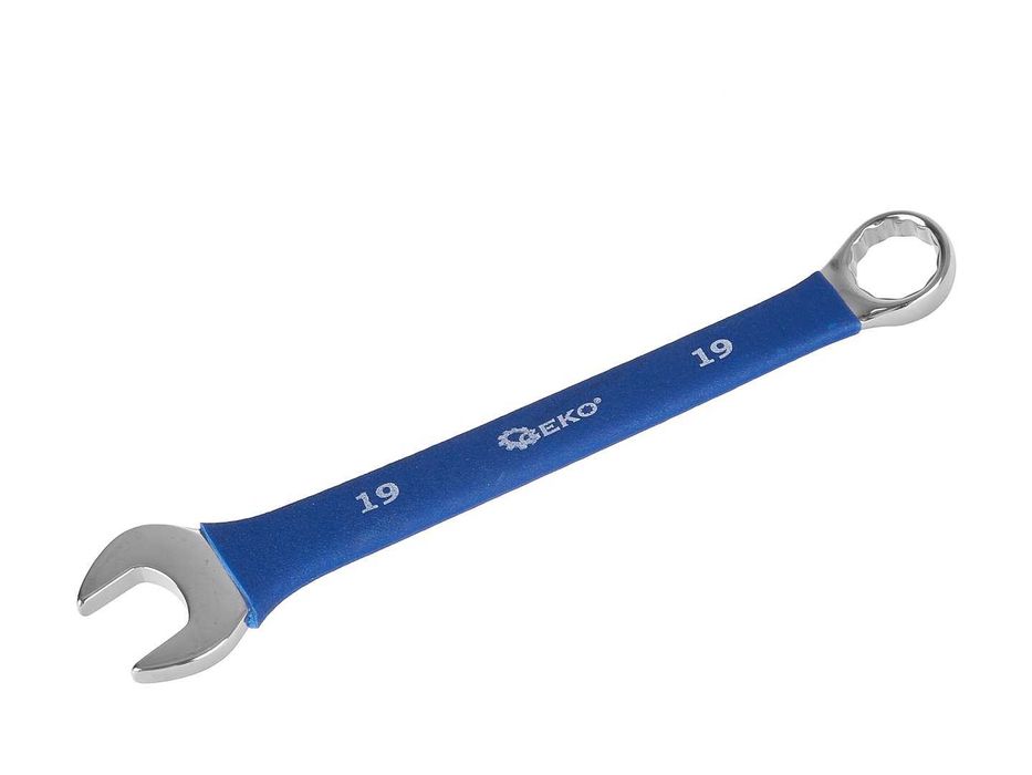 Klucze PŁASKO-OCZKOWE 12 EL 6-32mm polerowane UCHWYT antislip CRV 2505