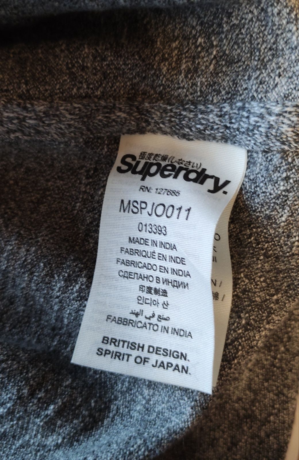 Superdry świetny stan koszulka polo oryginalna szara M