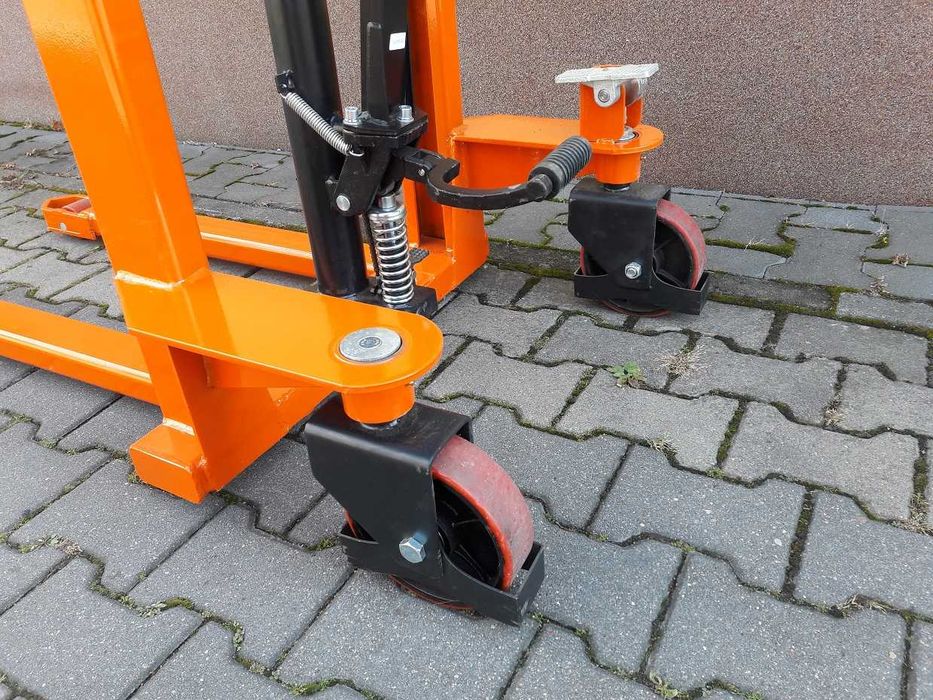Wózek paletowy masztowy MSE 1012 (1T / 1,2m) regulowane widły