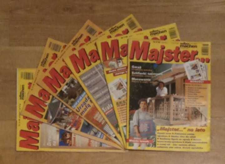 6 archiwalnych numerów Majster z 1998 roku