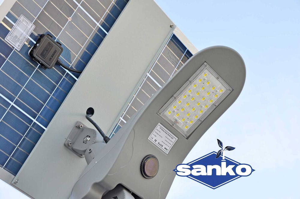 Lampa solarna uliczna Sanko FP-06 (LED 40W PV 100W aku LiFePO4 30Ah)