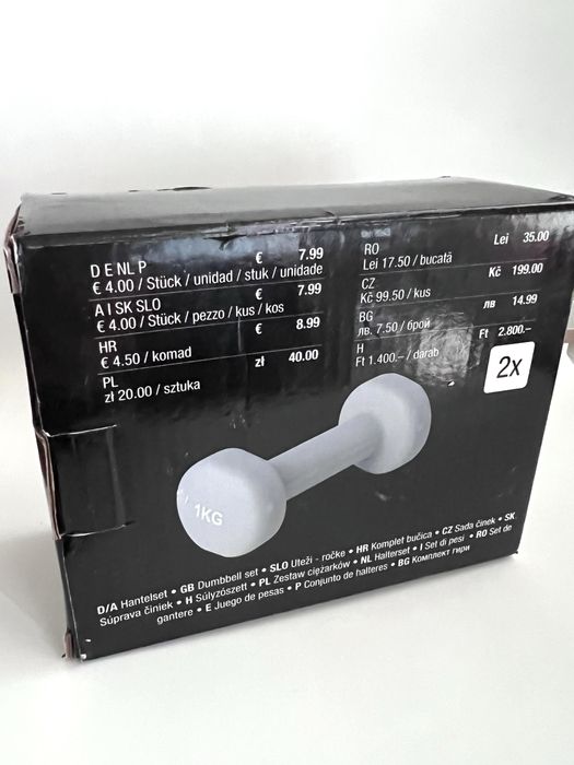 Hantle zesraw 2 szt po 1  kg