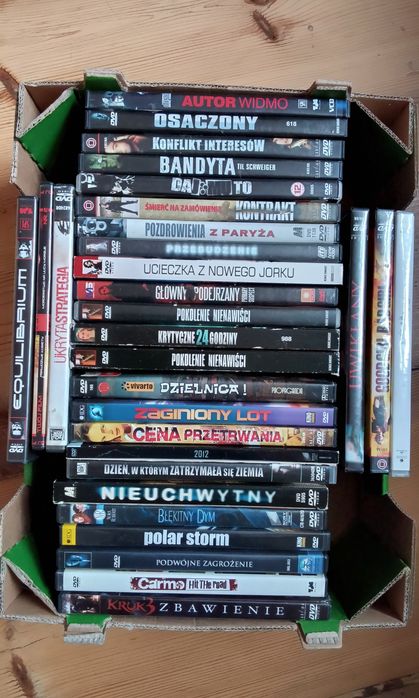 Filmy DVD kino akcji 30 sztuk