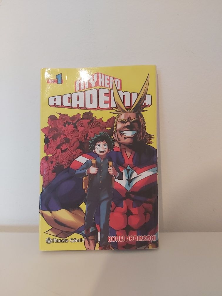 Manga may hero academia vol.1 espanhol vol.2 português