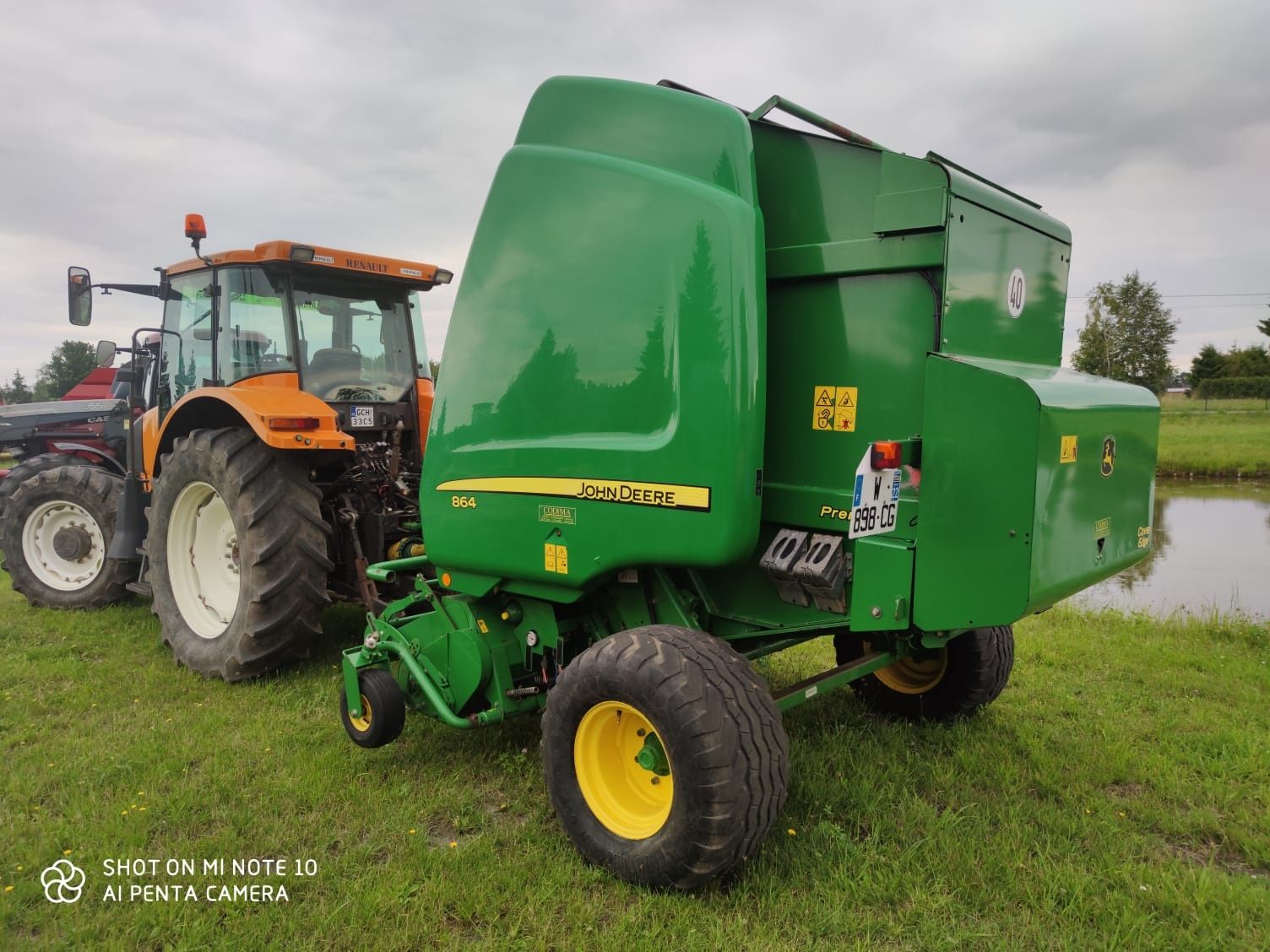 Prasa John-Deere 864 Roto Cut / Noże /szerokie koła