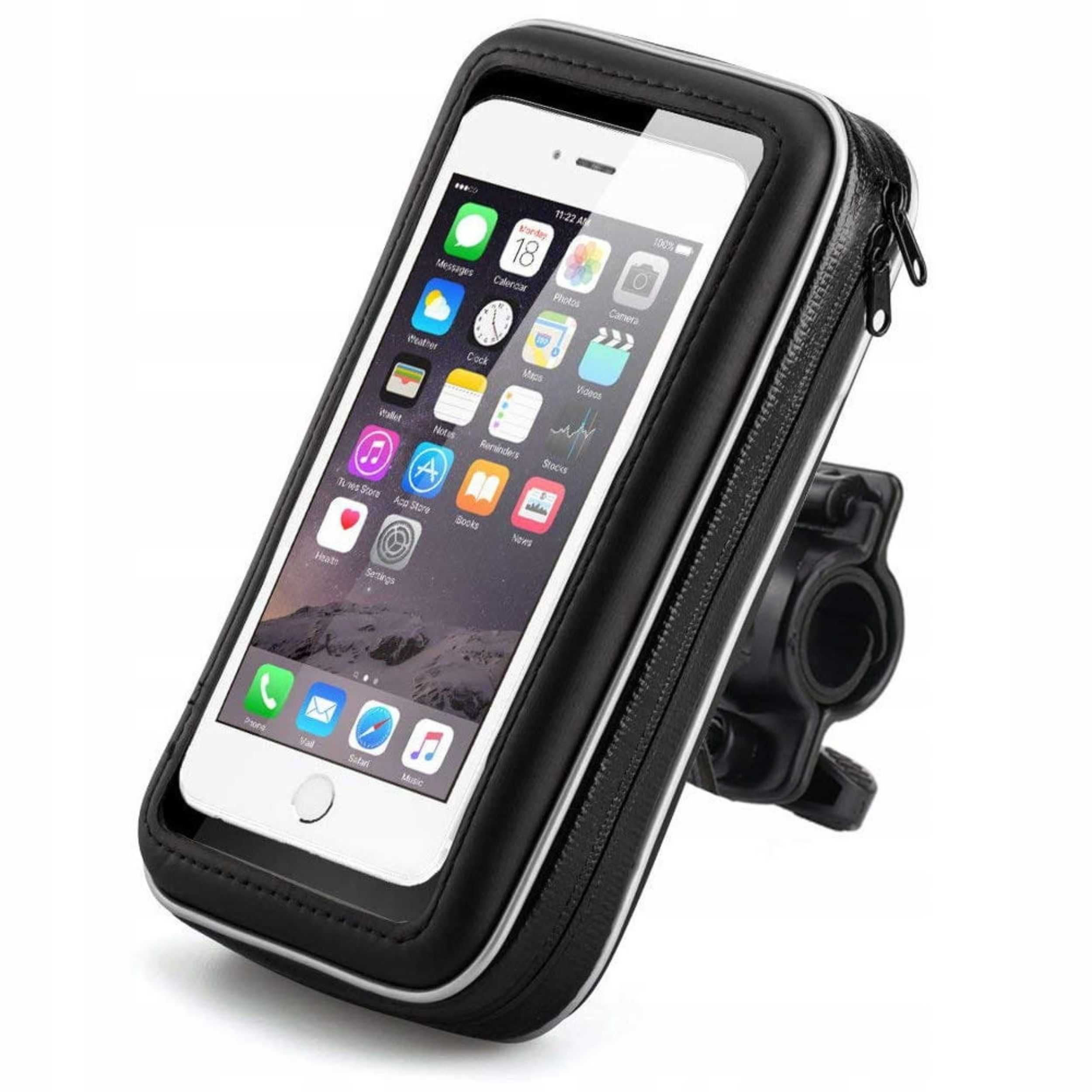 Uchwyt na telefon smartfon na kierownicę roweru hulajnogę 360°