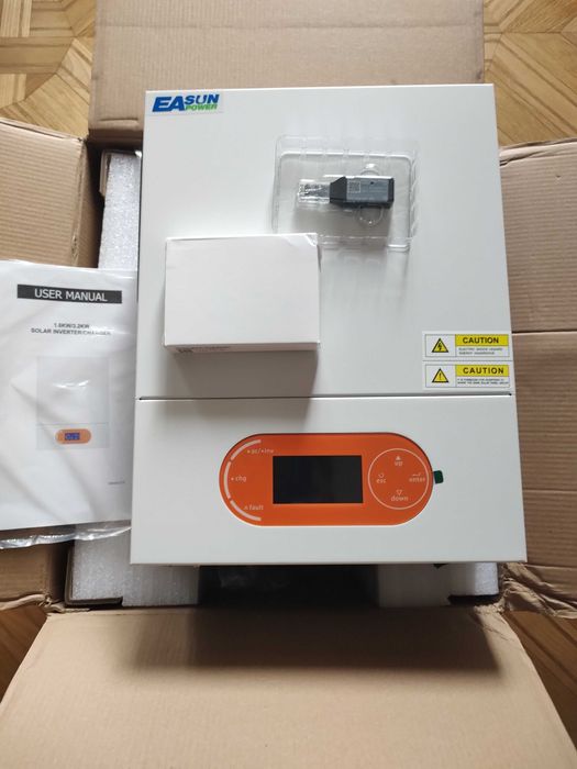 Гибридный солнечный инвертор EASUN 24V 3.2KW-WiFi Заряд 80А 48v 6KW