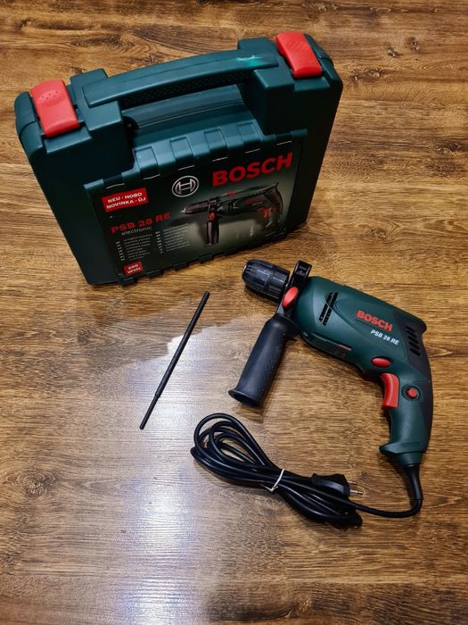 Wiertarka udarowa BOSCH PSB 28 RE 500W z walizką