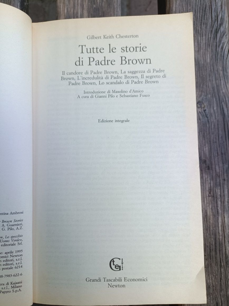 Гілберт Кіт Честертон. Усі історії Отця Брауна. Книга італійською