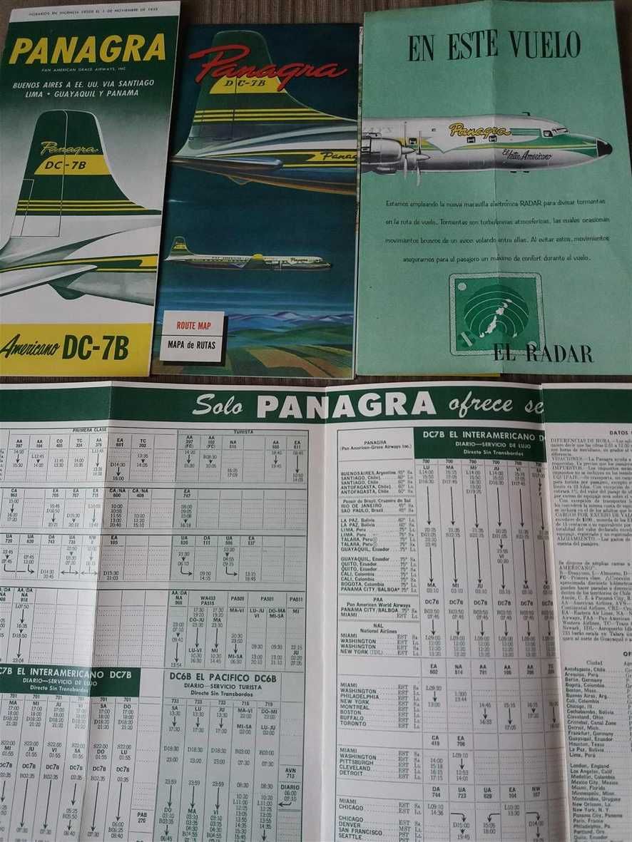 Pakiet informacji o locie: Panagra (Pan American-Grace Airways)