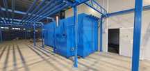 Piec do malowania Proszkowego 6,2m x 1,5m x 2,3m Lakiernie kompleksowo