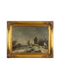 Pintura torre Inverno Flamenga Romantismo | século XIX