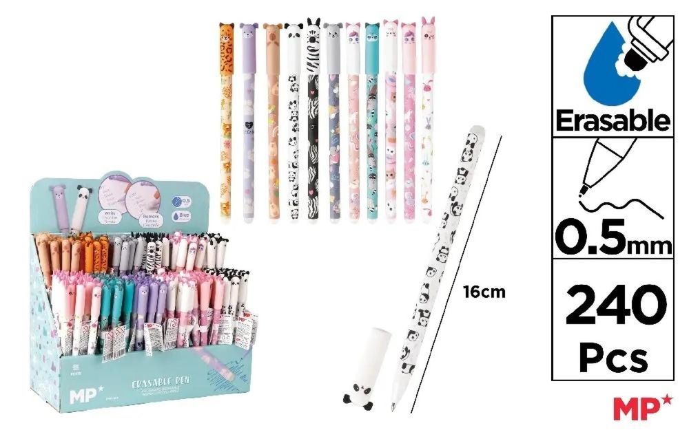 Długopis ścieralny ze skuwką Kapibara.. (240szt) MP Main Paper pude