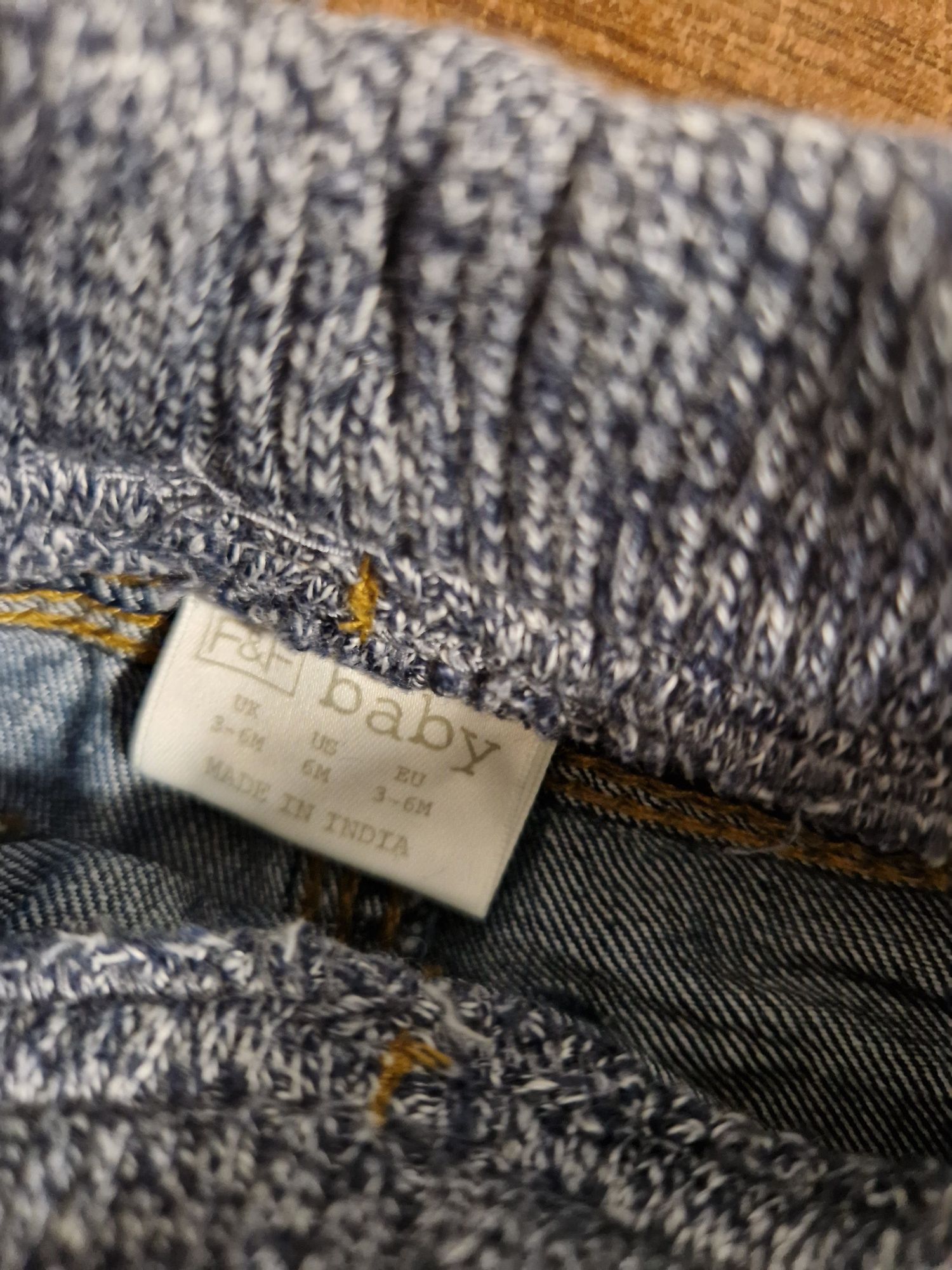 Spodnie jeans niemowlęce F&F baby