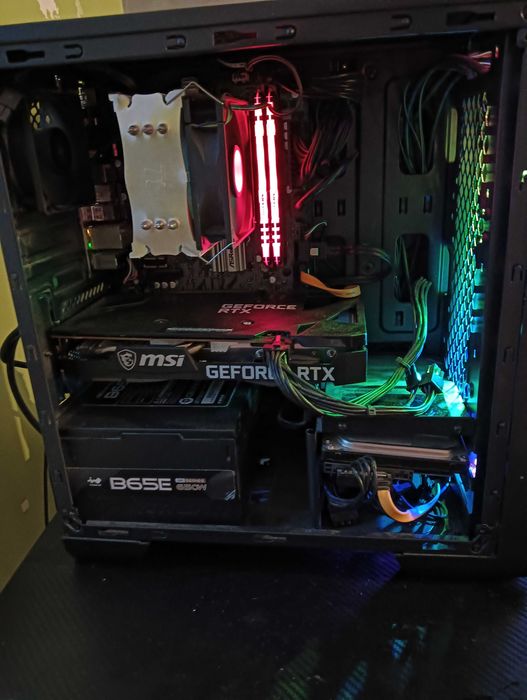 Komputer do gier. RTX 3060ti msi, intel i7 10700, 16gb ram