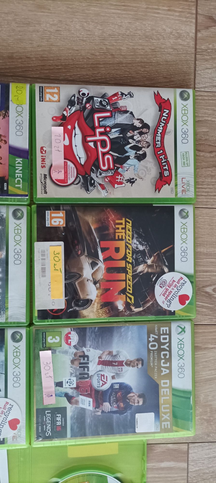 Sprzedam Gry na Xbox 360 cena za całość 100 zł zł