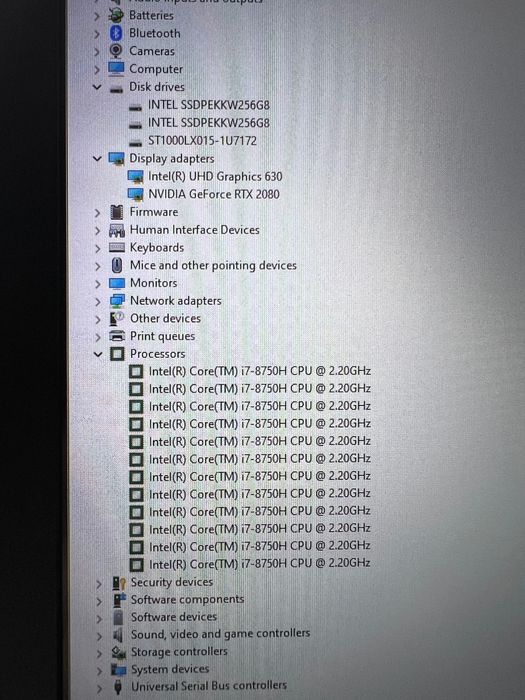 Laptop 17” RTX2080 i7-8750H 16GB RAM 144Hz IPS ASUS ROG G703GX