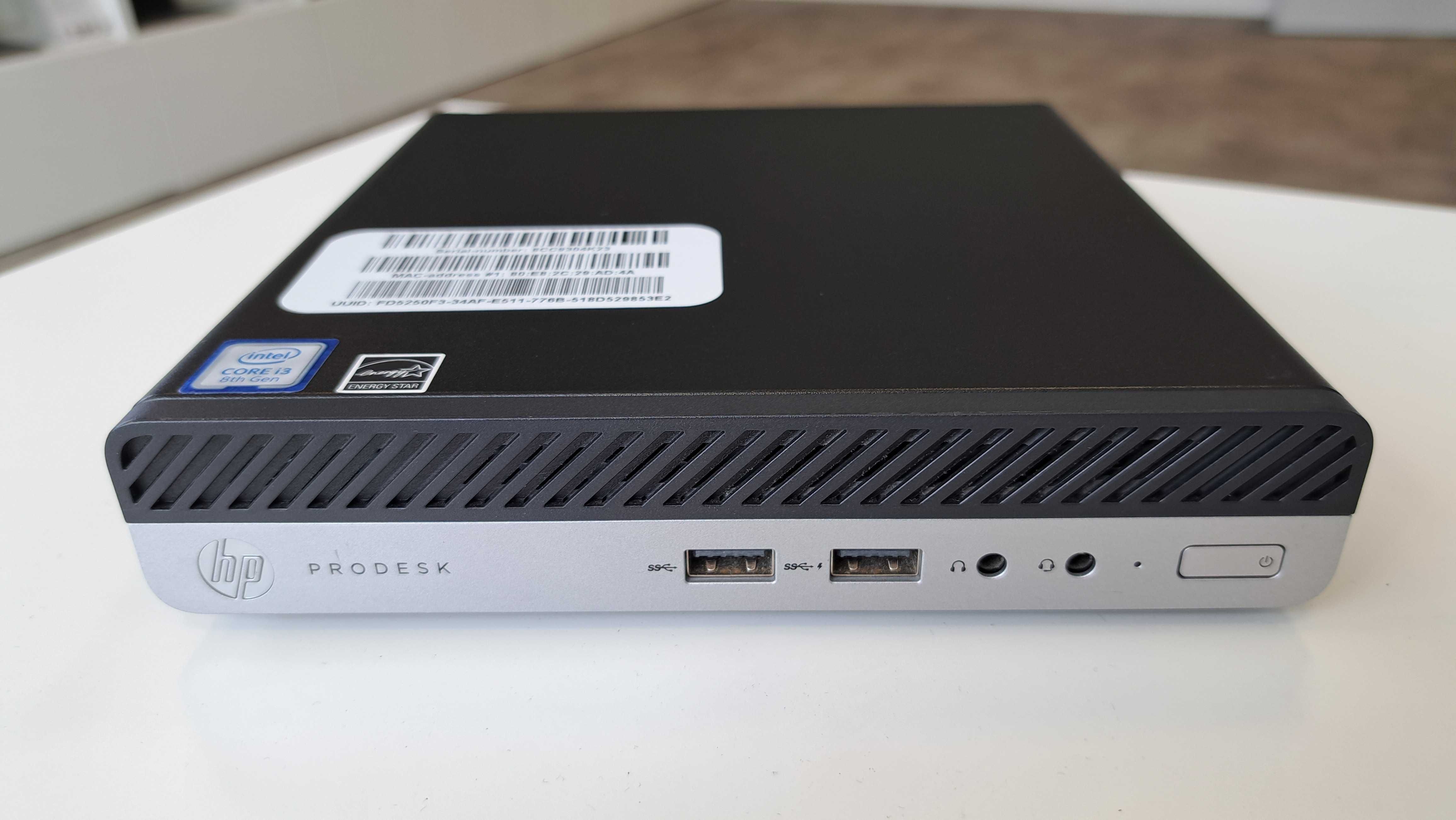 Komputer HP ProDesk 400 G4 i3-8g 16GB 256SSD DisplayPort Audio Win11