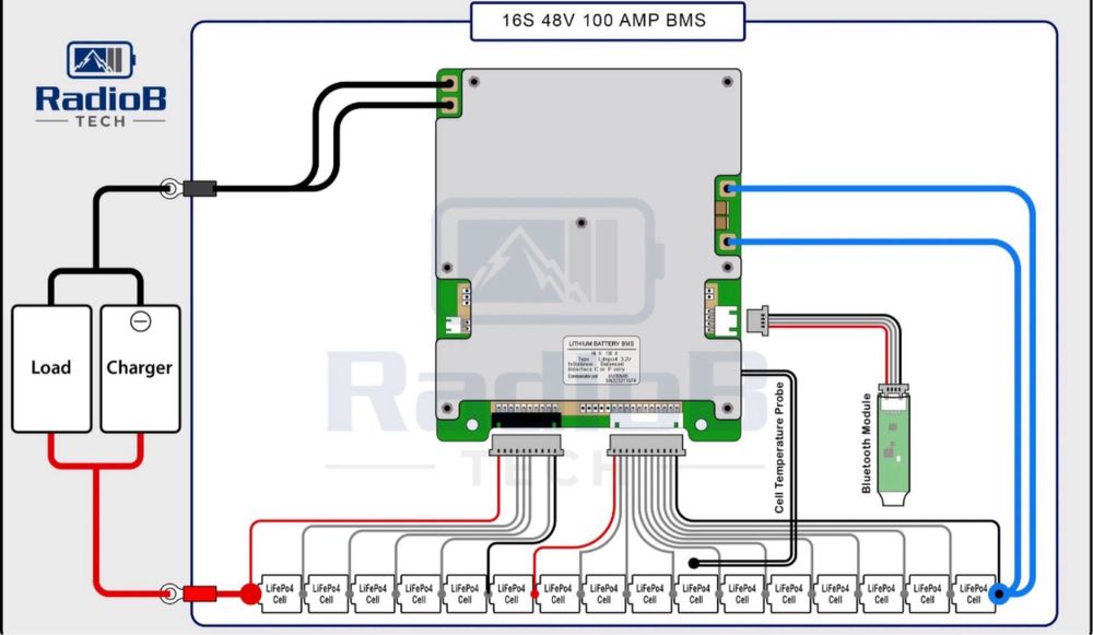 Smart BMS 17S 10S - 17S 150A Xiaoxiang JBD Балансир смарт бмс nzzr