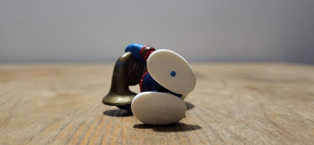Schleich smerf smurf z trąbką orchiestra figurka model wycofany z 2001